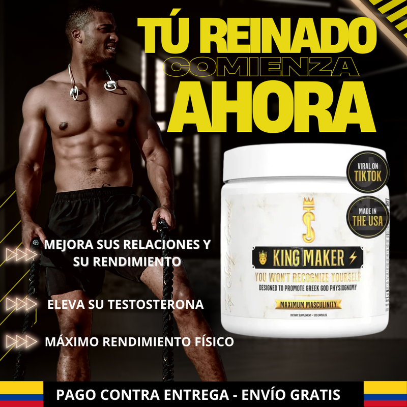 KING MAKER™ - Despierta tu virilidad, tu energía y tu confianza - POTENCIADOR DE TESTOSTERONA