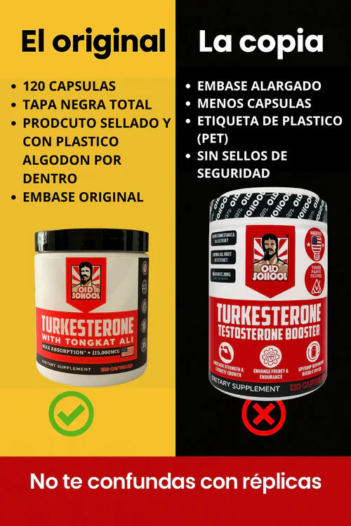 TURKESTERONE PRO OLD SCHOOL ORIGINAL - 120 CAPS
